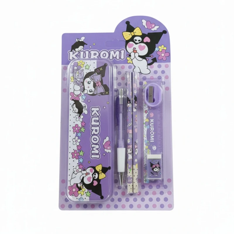 بسته لوازم تحریر مدل کرومی کد 5088 بسته 7 عددی