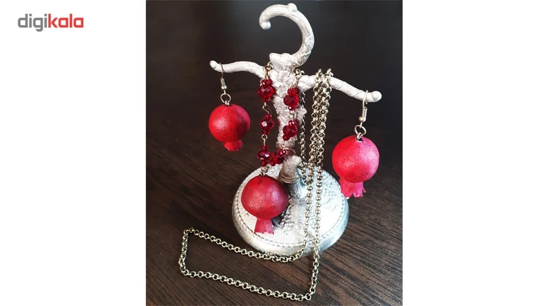 عکس شماره 7 : نیم ست شهر شیک مدل s634 انار طبیعی