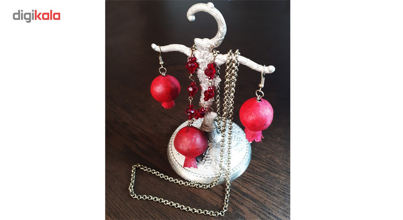 نیم ست شهر شیک مدل S634 انار طبیعی