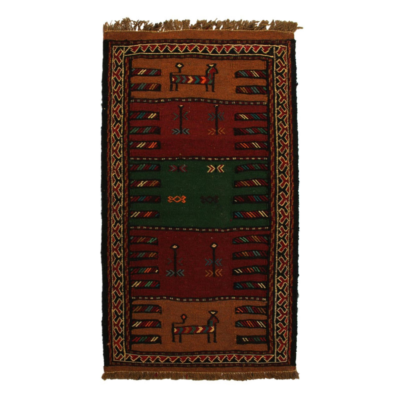 گلیم دستبافت سرزمین فرش کد TKG131