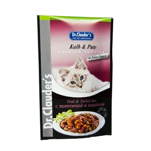 غذای گربه دکتر کلادرز مدل Veal And Turkey In Aspic وزن 0.1 کیلوگرم