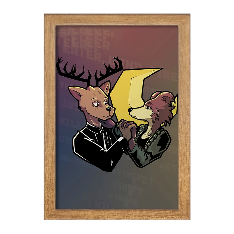 تابلو خندالو مدل لوییس و جونو انیمه بیستارز کد 33450