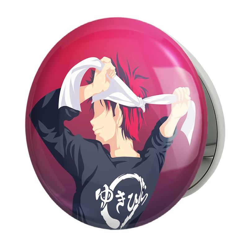 آینه جیبی خندالو طرح سوما انیمه جنگ غذاها Food Wars مدل تاشو کد 16966 