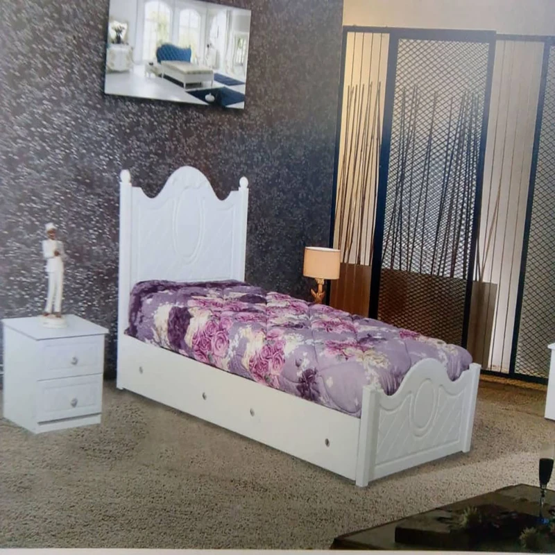 تخت خواب یک نفره مدل T01 سایز 90x200 سانتی متر