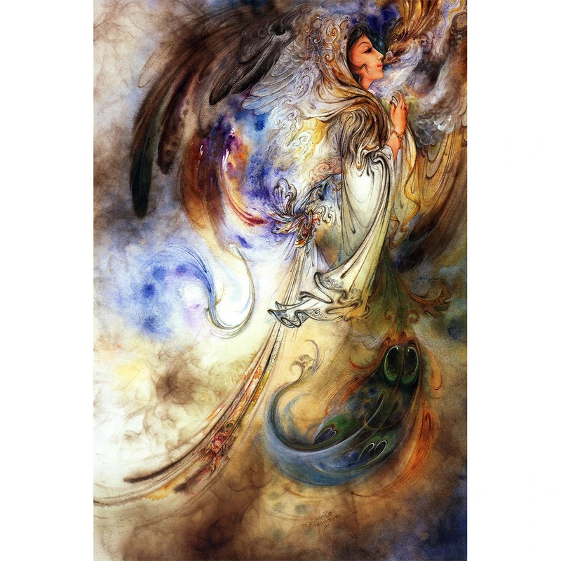 تابلو شاسی چاپ سی طرح اثر استاد فرشچیان کد 0122