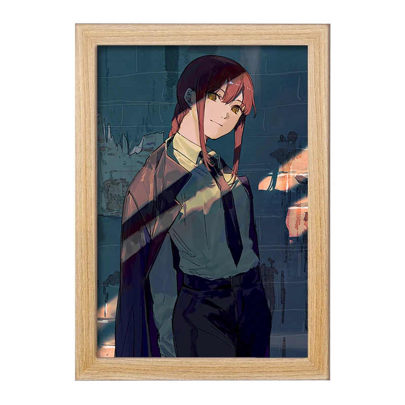 تابلو خندالو مدل ماکیما انیمه مرد اره ای Chainsaw Man  کد 17880