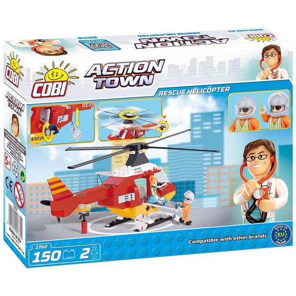 ساختنی کوبی مدل Action Town - Rescue Helicopter - ساختنی کوبی مدل Action Town - Rescue Helicopter -