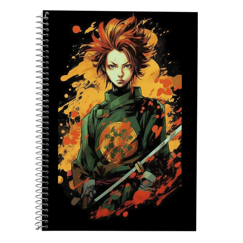 دفتر زبان 50 برگ مدوپد مدل Demon Slayer کد DF10458