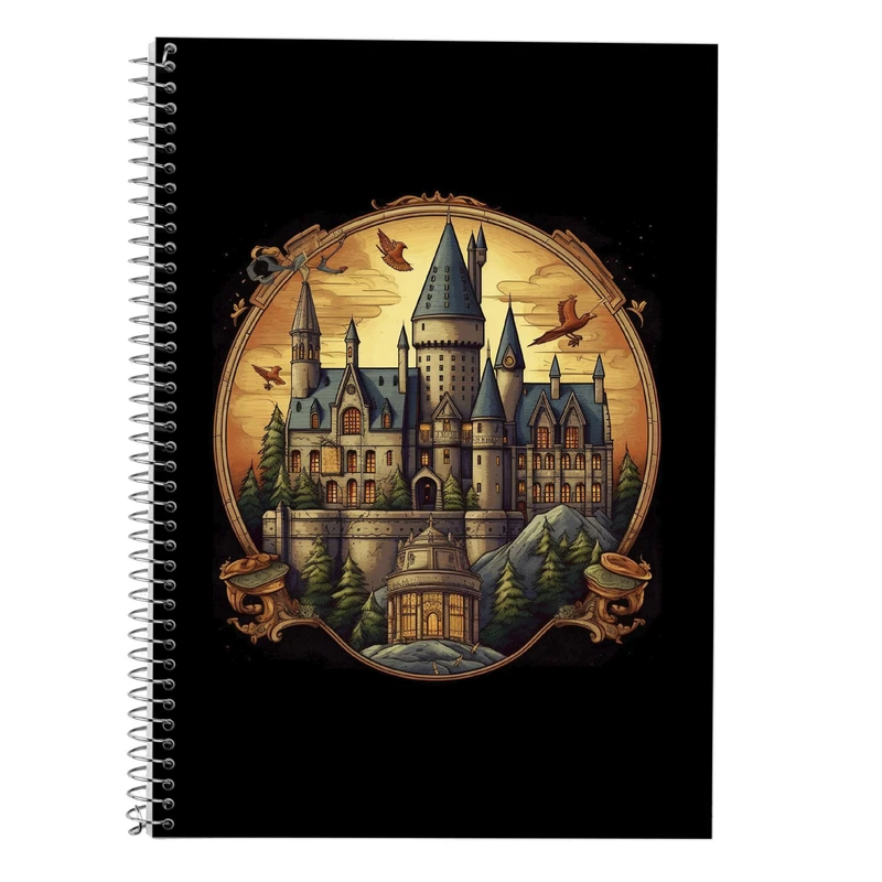 دفتر زبان 50 برگ مدوپد مدل سه خط طرح هری پاتر harrypotter کد DF10289