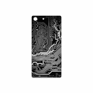 MAHOOT Black Printed Circuit Board Cover Sticker for Sony Xperia M5