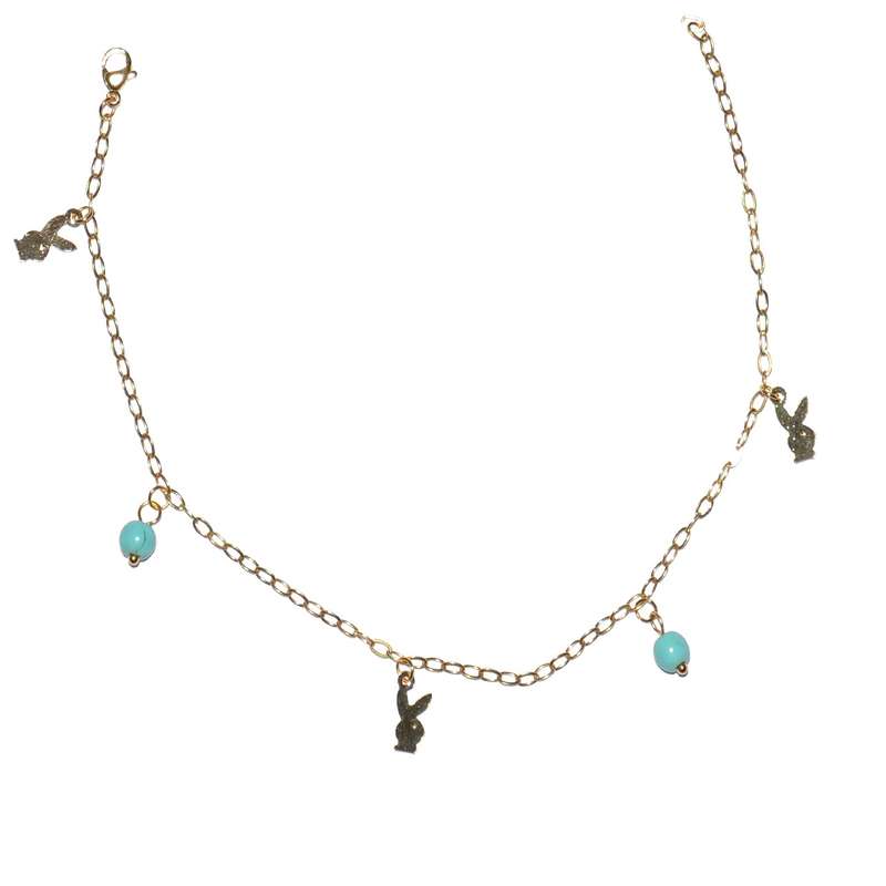 پابند بهار طرح فیروزه و خرگوش 507