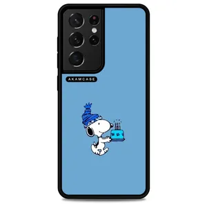 AKAM AMCWSGS21U-SNOOPY9 Cover For Samsung Galaxy S21 Ultra