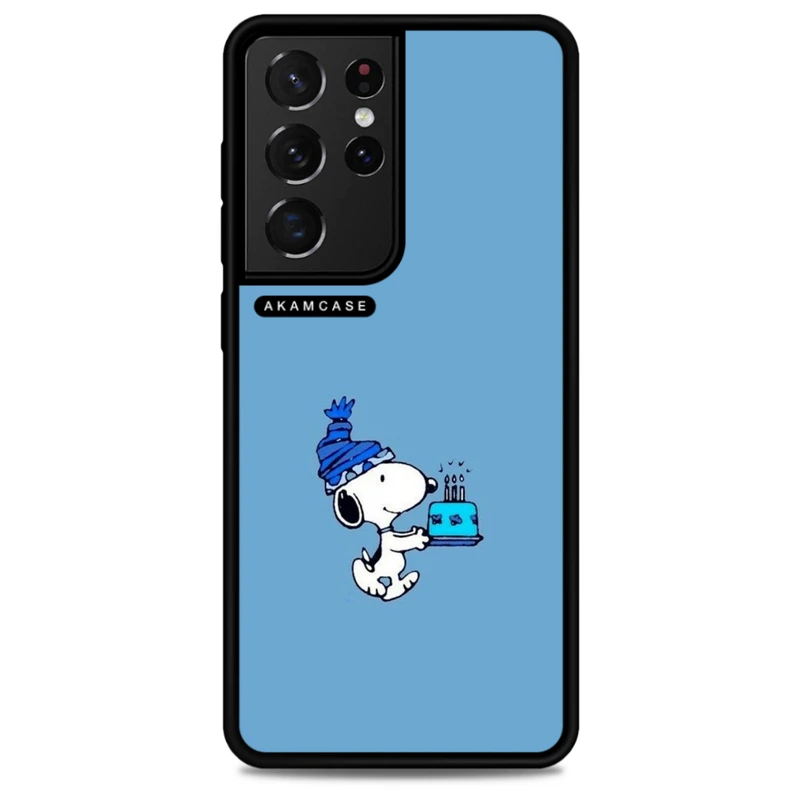 کاور آکام مدل AMCWSGS21U-SNOOPY9 مناسب برای گوشی موبایل سامسونگ Galaxy S21 Ultra