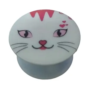  پایه نگهدارنده گوشی موبایل و تبلت پاپ سوکت طرح گربه مدل Cat