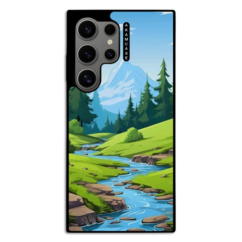 کاور آکام مدل AMC-WSGS24U-NATURE-19 مناسب برای گوشی موبایل سامسونگ Galaxy S24 Ultra