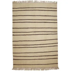 گلیم دستبافت یک و نیم متری کد 25800