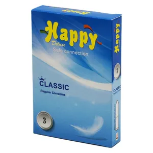 کاندوم هپی مدل کلاسیک بسته 3 عددی