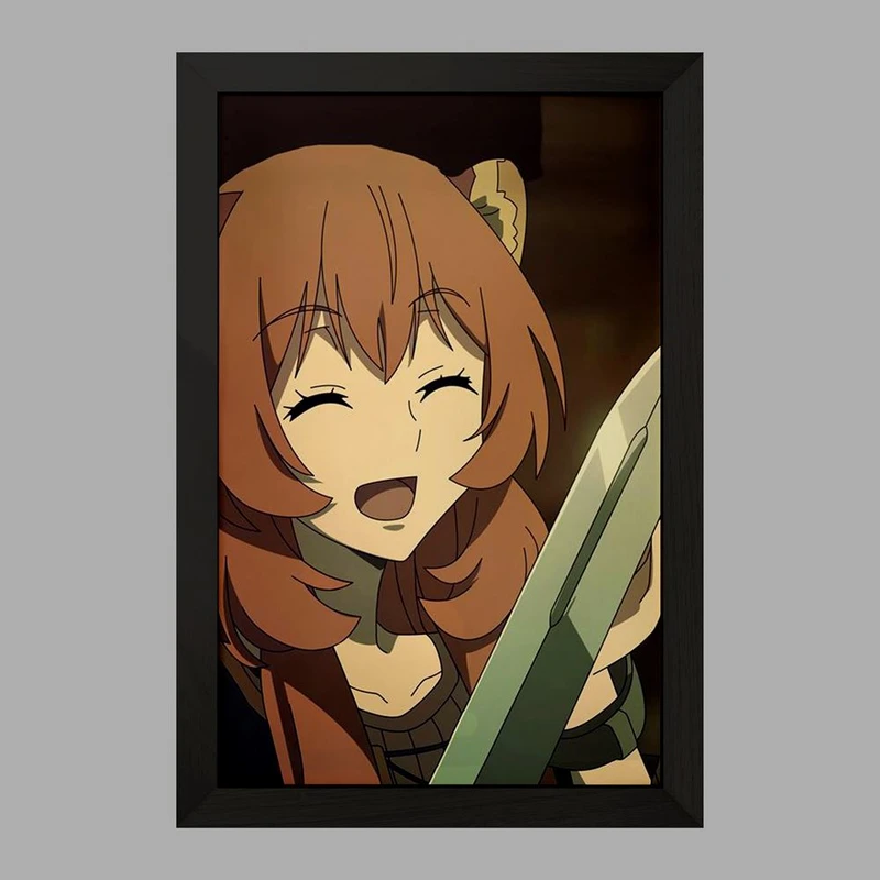 تابلو خندالو مدل رافتالیا انیمه ظهور قهرمان سپر  کد 15928