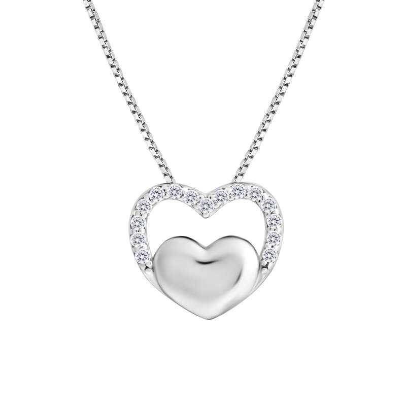 گردنبند نقره زنانه اقلیمه مدل GN436