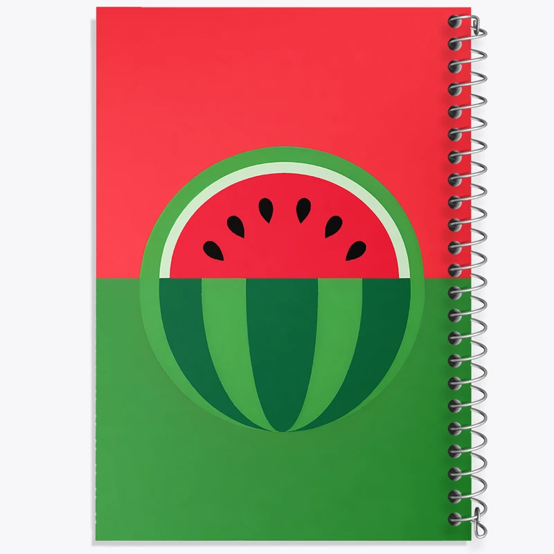 دفتر مشق 50 برگ خندالو طرح هندوانه شب یلدا کد F7601