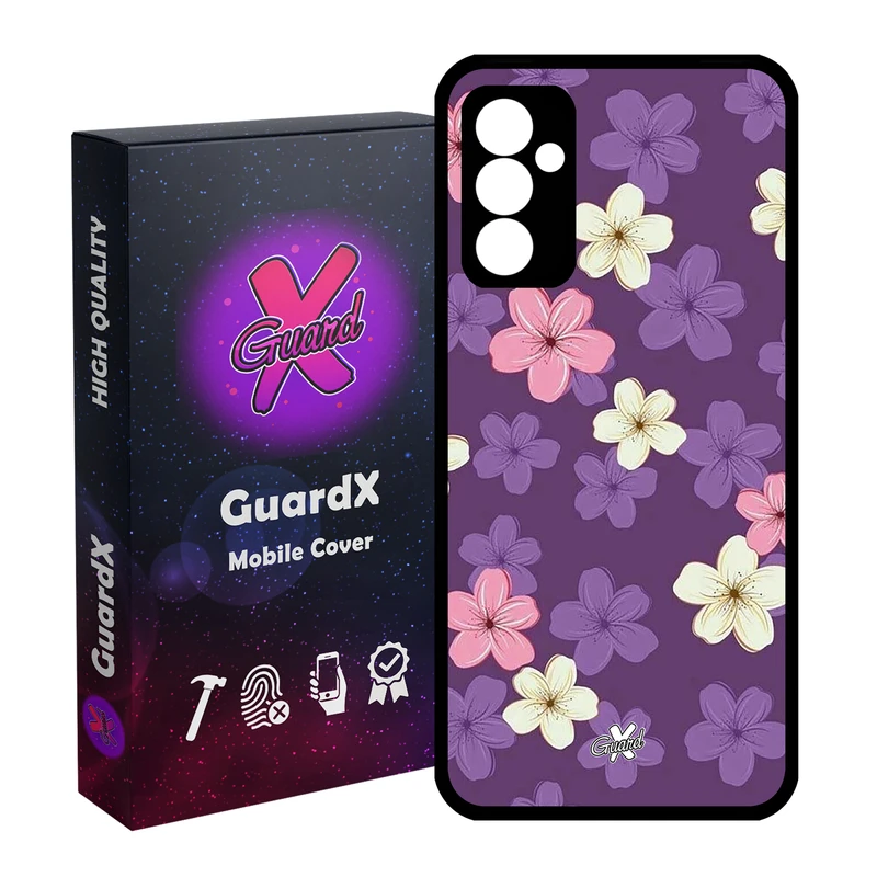 کاور گارد ایکس طرح گل مدل Glass10536 مناسب برای گوشی موبایل سامسونگ Galaxy A54 / A54 5G