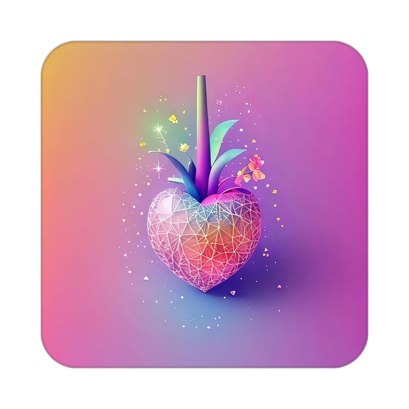 زیر لیوانی کاکتی مدل عاشقانه کد mp14142