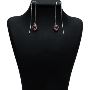 گوشواره نقره شهر جواهر مدل SJ-SPE009