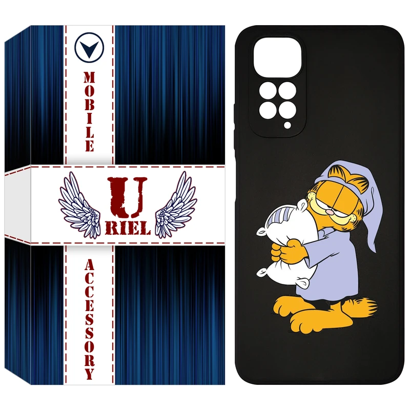 کاور یوریل مدل KSH کد 73 طرح گارفیلد مناسب برای گوشی موبایل شیائومی Redmi Note 11 4G / Note 11S