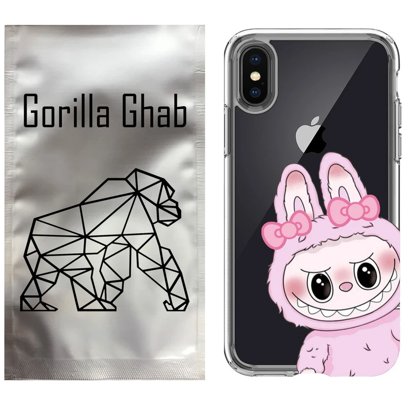 کاور گوریلا قاب مدل CLG کد 118 طرح Labubu مناسب برای گوشی موبایل اپل iPhone X / XS