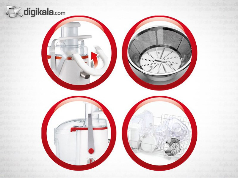 آبمیوه گیری مولینکس JU582 همراه با آب مرکبات گیری Cocoon