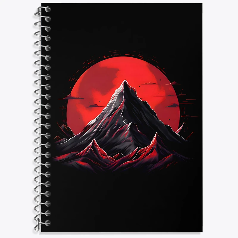 دفتر لغت 50 برگ خندالو طرح کوه کد N5965