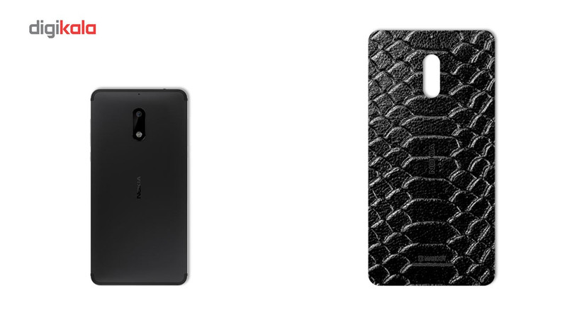 برچسب پوششی ماهوت مدل Snake Leather مناسب برای گوشی Nokia 6