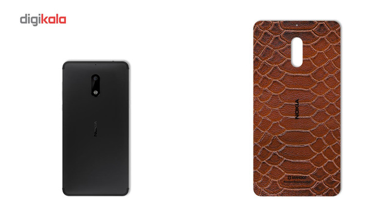 برچسب پوششی ماهوت مدل Snake Leather مناسب برای گوشی Nokia 6