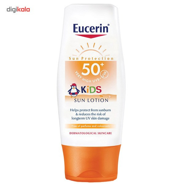 لوسیون ضد آفتاب کودکان اوسرین مدل +SPF 50 حجم 150 میلی لیتر