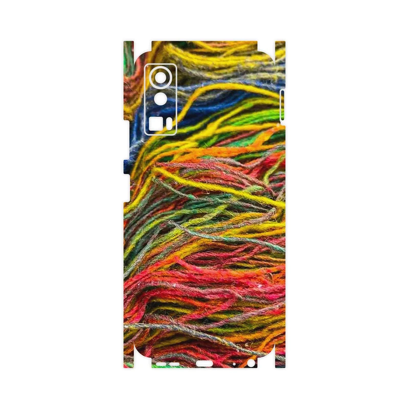 برچسب پوششی ماهوت مدل Fabric Texture 9-FullSkin مناسب برای گوشی موبایل جی پلاس X20