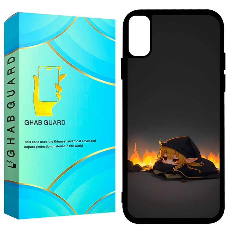 کاور قاب گارد طرح دختر مدل GCHPX مناسب برای گوشی موبایل اپل iPhone X / XS