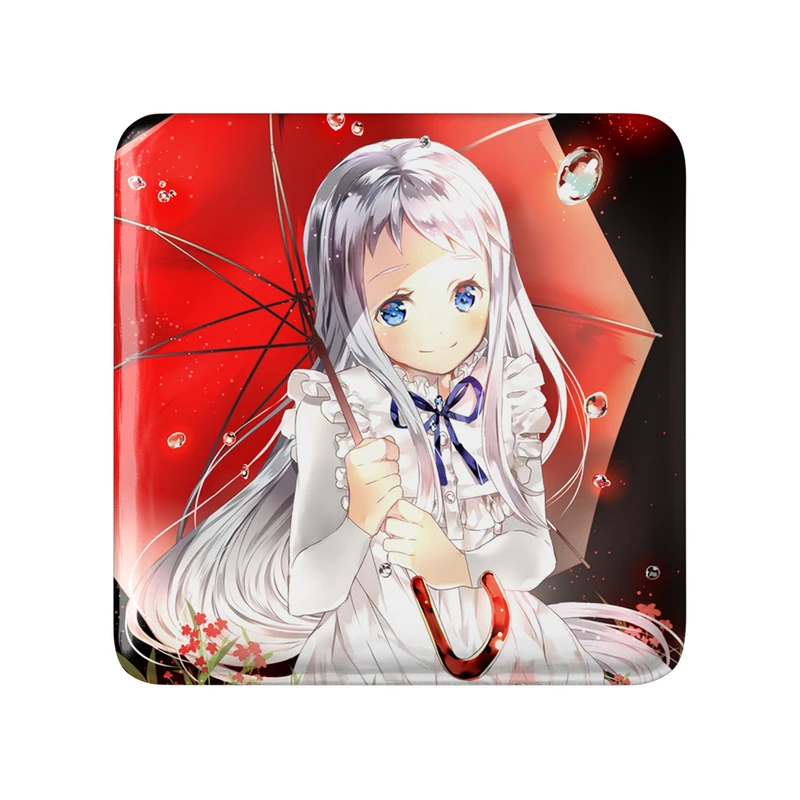 مگنت خندالو طرح میکو هونما انیمه آنوهانا مدل مربعی کد 31988