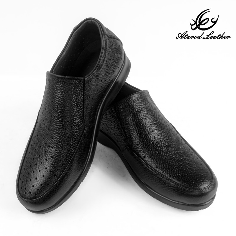 کفش روزمره مردانه چرم عطارد مدل چرم طبیعی کد SH54