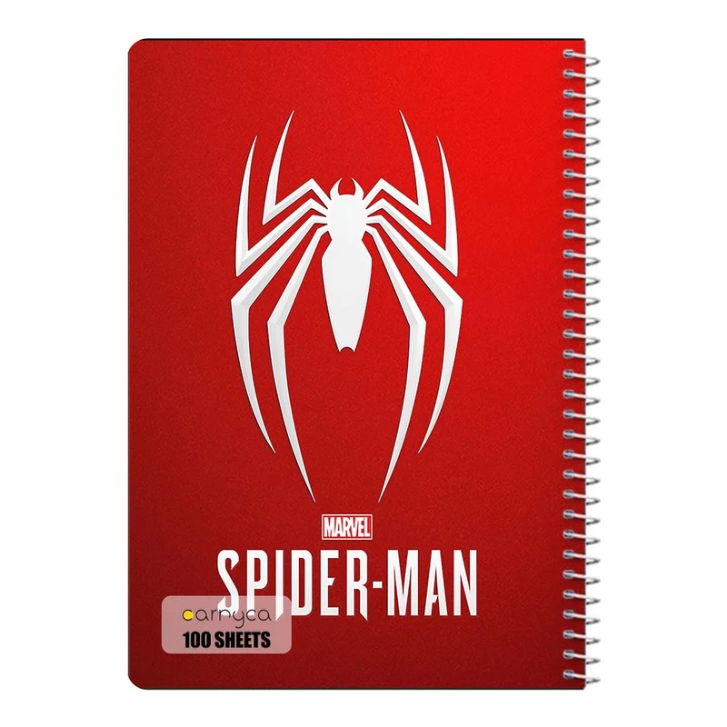 دفتر مشق 100 برگ سیمی کارنیکا طرح Man-مرد عنکبوتی Spider کد 28940