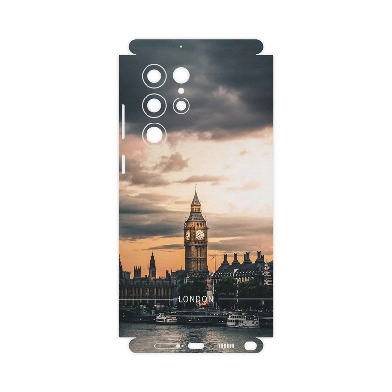 برچسب پوششی ماهوت مدل London-City-FullSkin مناسب برای گوشی موبایل سامسونگ Galaxy S22 Ultra 5G