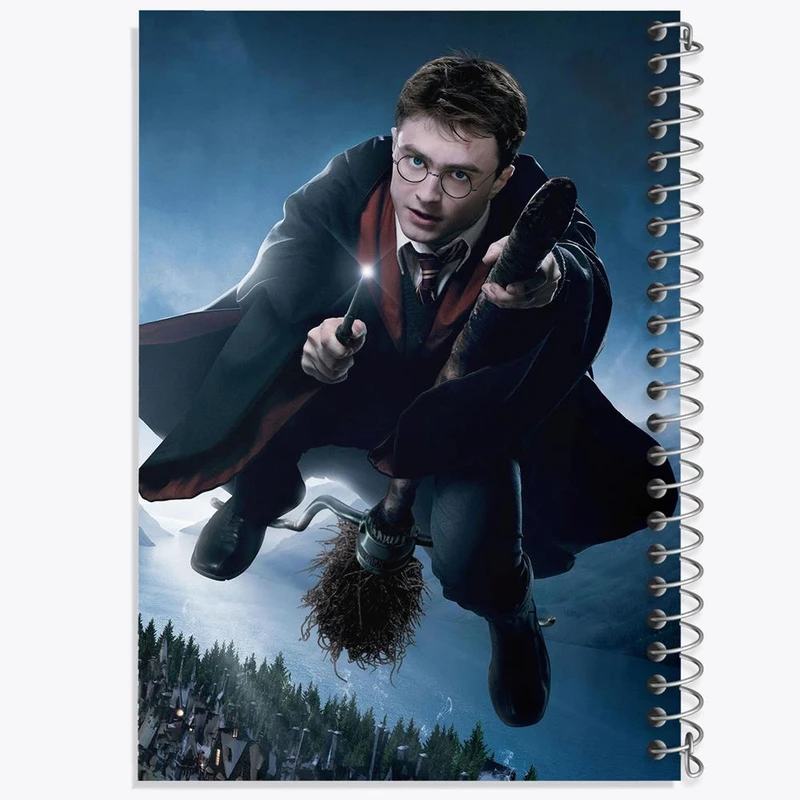 دفتر شطرنجی 50 برگ خندالو طرح هری پاتر کد 24909