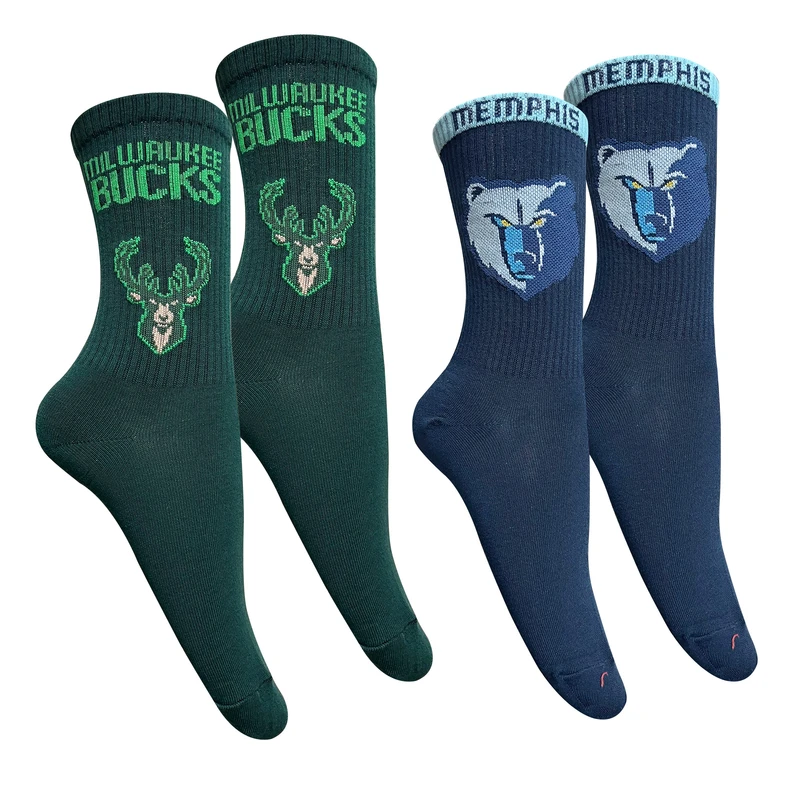 جوراب ساق بلند مردانه تن پوش هنگامه مدل پنبه کش ممفیس و میلواکی مجموعه 2 عددی