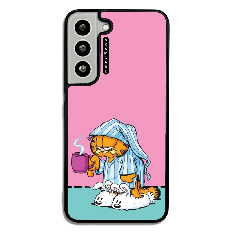 کاور آکام مدل AMC-WSGS22-GARFIELD14 مناسب برای گوشی موبایل سامسونگ Galaxy S22