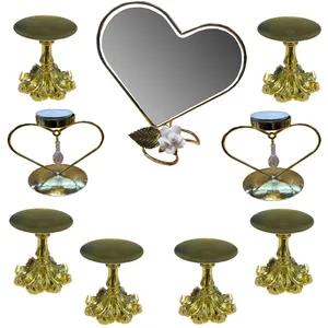 مجموعه ظروف هفت سین 9 پارچه طرح نخل مدل 1403