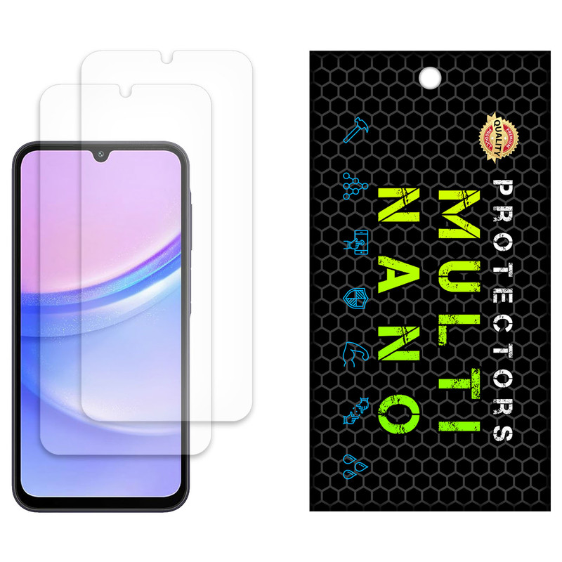 محافظ صفحه نمایش مات مولتی نانو مدل X-S2M مناسب برای گوشی موبایل سامسونگ Galaxy A15 بسته دو عددی