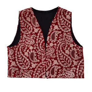 جلیقه رسمی زنانه مدل بته جقه کد ۱۰