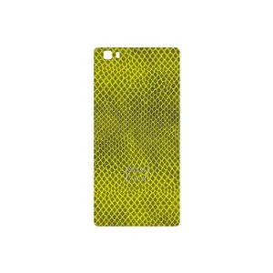 MAHOOT Yellow Snake Skin Cover Sticker for Huawei P8 Lite