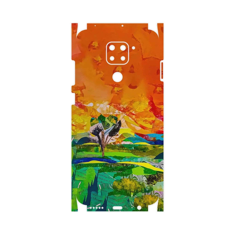 برچسب پوششی ماهوت مدل Collage of Painting-FullSkin مناسب برای گوشی موبایل شیائومی Redmi Note 9