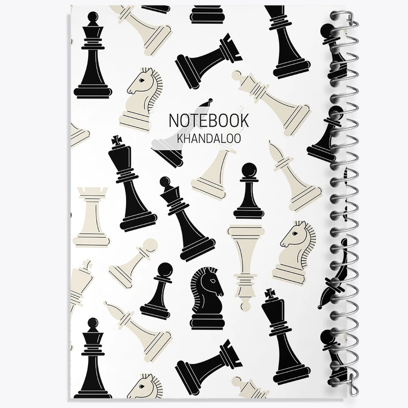 دفتر نقاشی 50 برگ خندالو طرح شطرنج کد N557