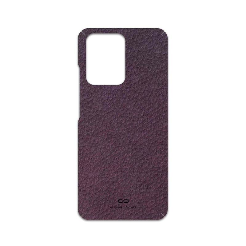 برچسب پوششی ماهوت مدل Purple-Leather مناسب برای گوشی موبایل آنر X7a